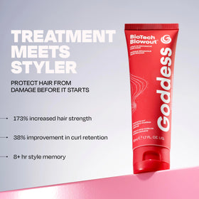 Goddess Maintenance texture close-up dispensed to show lightweight formula