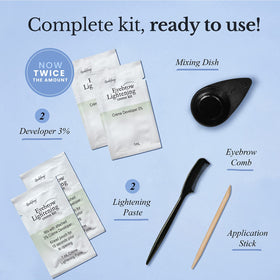 Godefroy kit on bathroom counter in lifestyle setting showing convenient at-home use