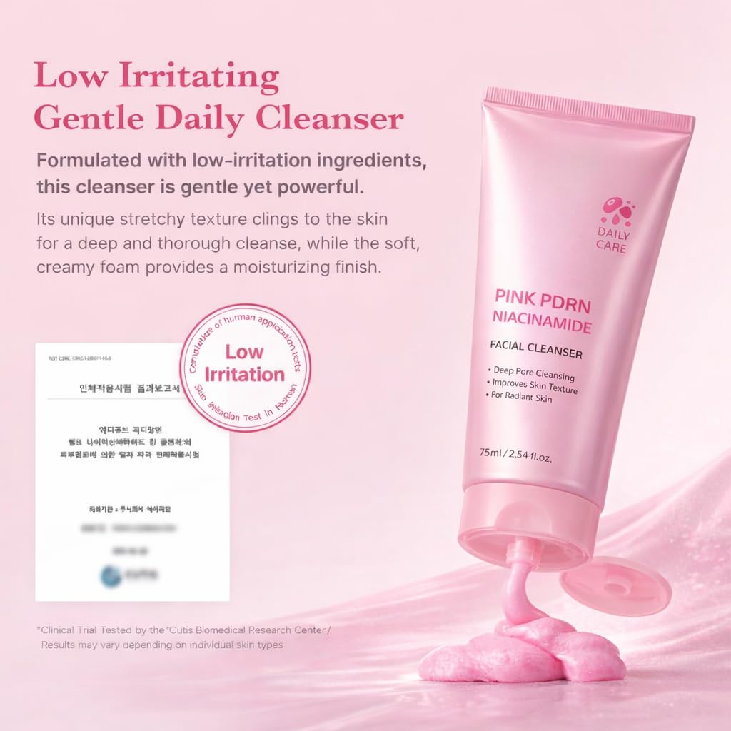 GOERTI before and after skin texture comparison illustrating pore-refining benefit
