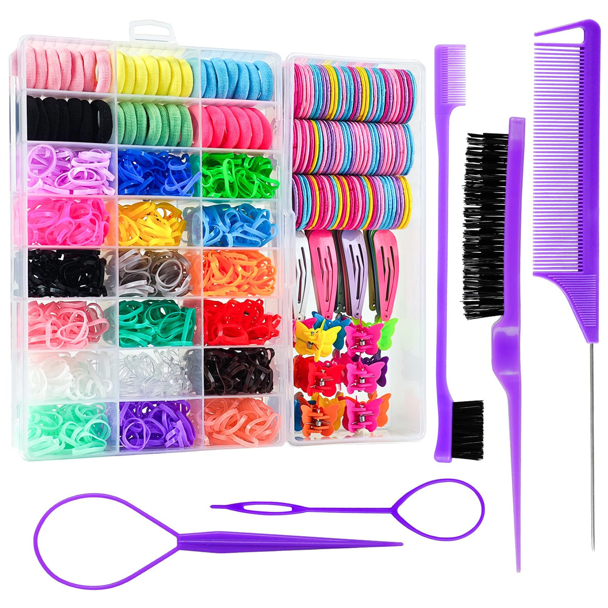 Goffing front packaging showing full accessory set and colorful bands benefit easy selection