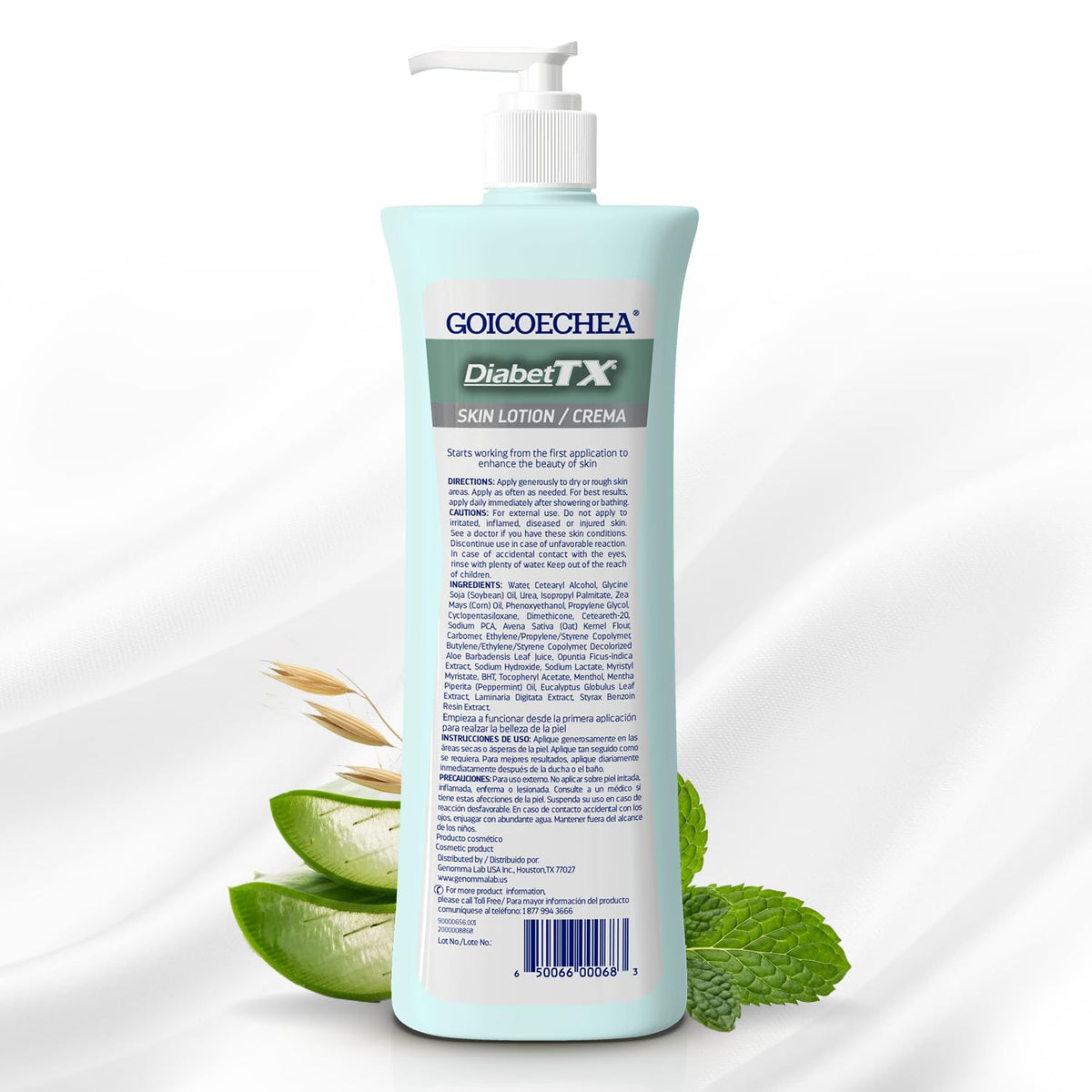 Goicoechea on a bathroom shelf in a lifestyle scene promoting routine use