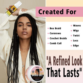 Goiple silky du-rag on model preserving edges and reducing frizz
