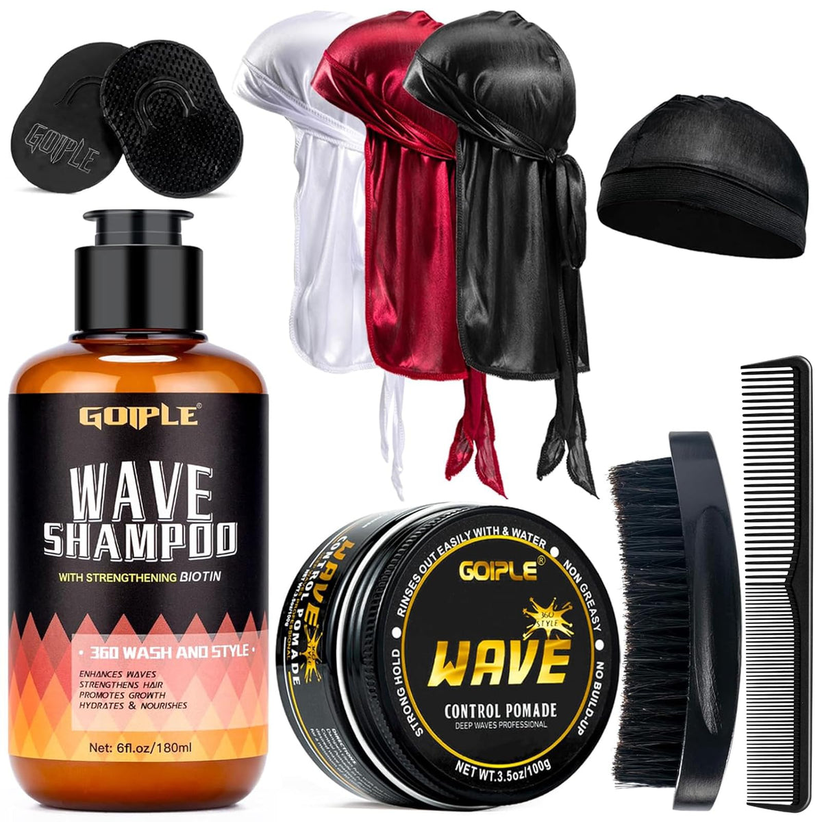 Goiple front packaging kit displayed neatly for quick identification and convenience