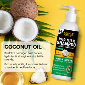goiple shampoo bottle closeup label highlighting gentle formula