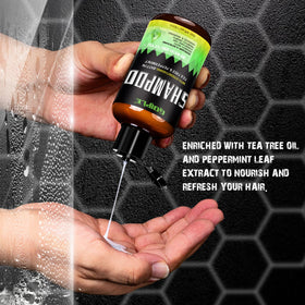 Goiple shampoo texture in hand showing rich lather and hydration