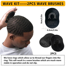 Goiple wave cap fitted on a mannequin head showing snug compression benefit