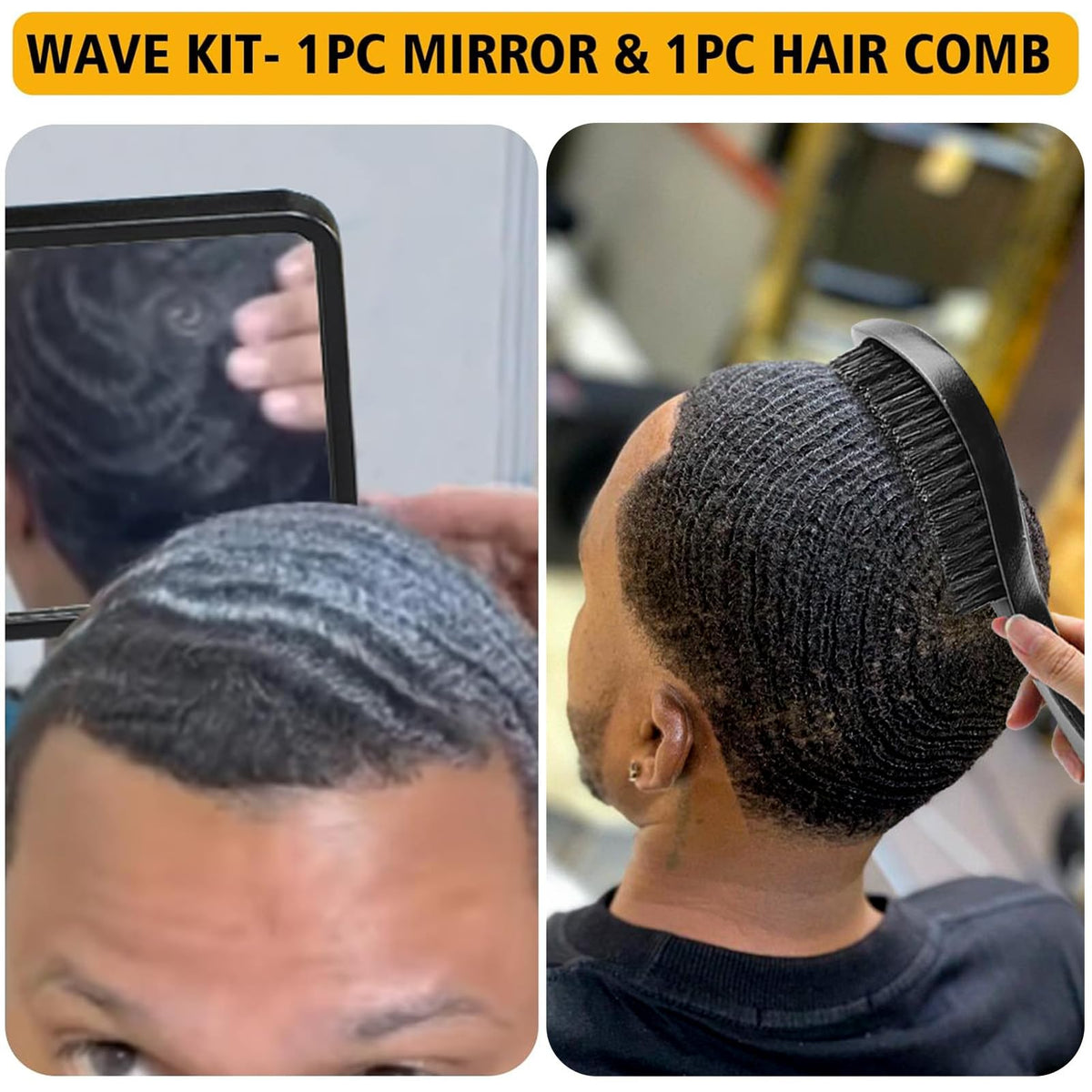 Goiple waves under silky durag preserving pattern overnight