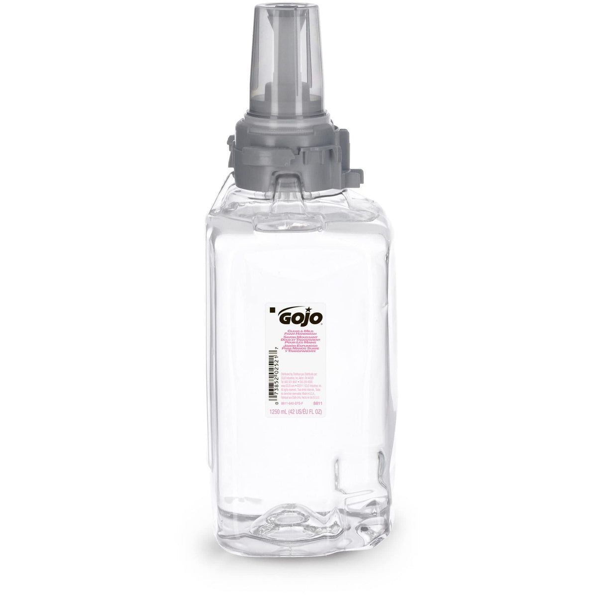 GOJO three-cartridge case pack arranged, highlighting bulk supply benefit