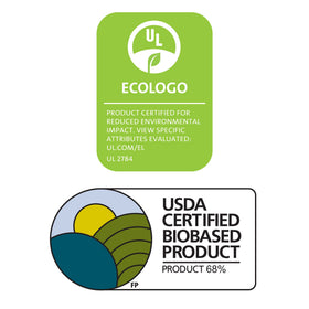 GOJO clear & mild label with EcoLogo and USDA certifications visible