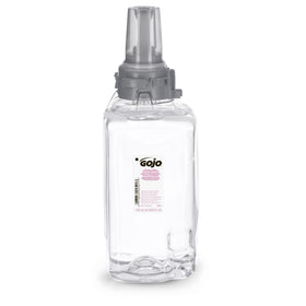 GOJO sanitary-sealed valve close-up showing fresh dispensing and safety