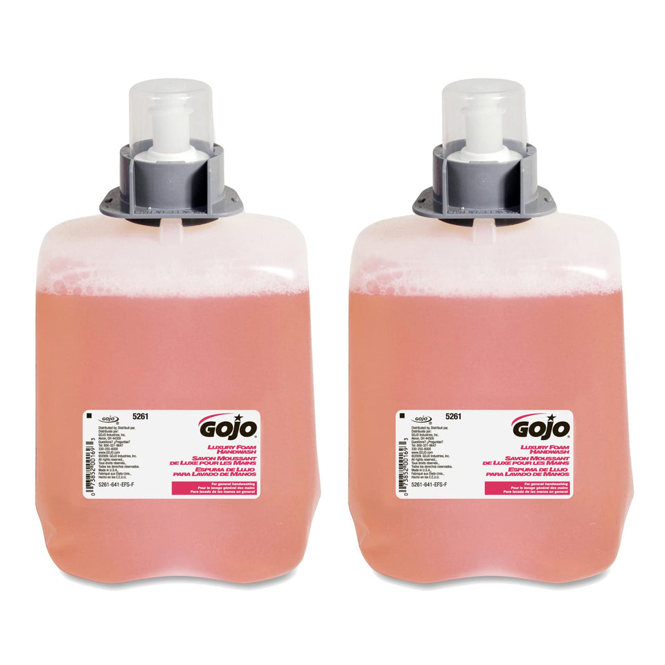 GOJO front packaging showing cranberry refill and capacity benefits