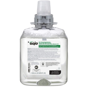 GOJO E1 refill installed in FMX-12 dispenser demonstrating quick, tool-free replacement benefit