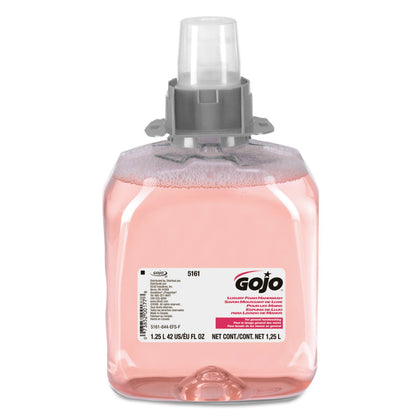 GOJO front packaging of FMX-12 cranberry refill showing size and color, clear product ID