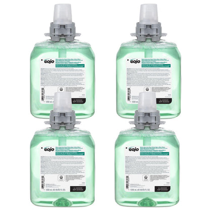 GOJO front packaging 1250 mL refill showing label and scent benefits
