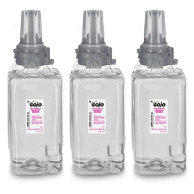 GOJO plum refill front packaging showing purple bottle and label, easy identification