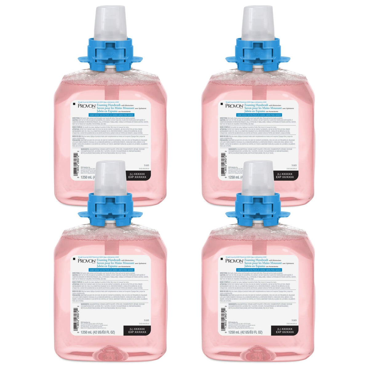 GOJO PROVON front label showing cranberry refill and product benefits