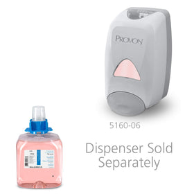 GOJO PROVON refill installed in FMX-12 dispenser for easy replacement