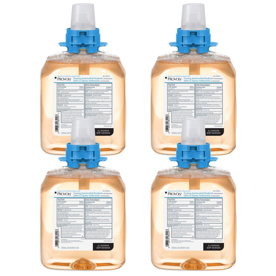 GOJO Provon front packaging showing refill and capacity, clear identification benefit