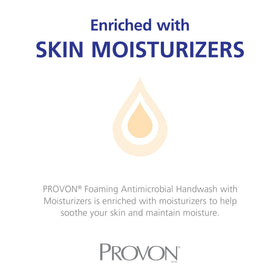 GOJO Provon label and ingredient panel highlighting PCMX and moisturizers benefit