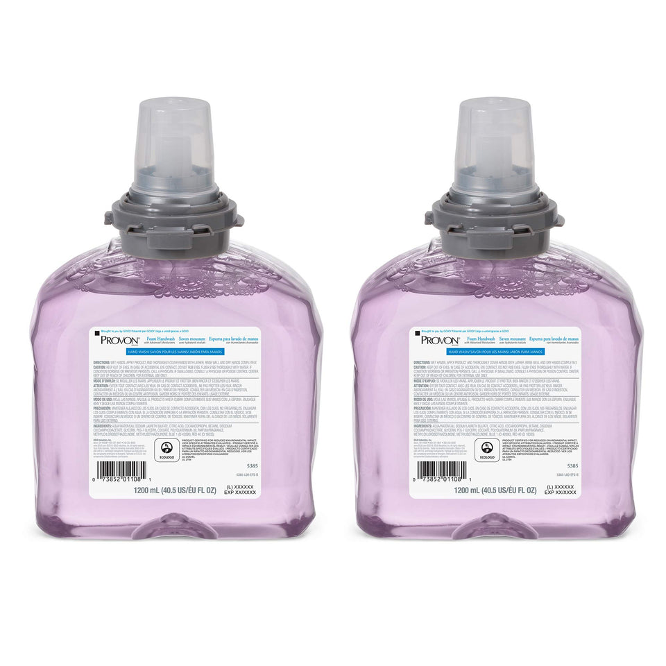 GOJO PROVON front view showing cranberry formula and refill benefit