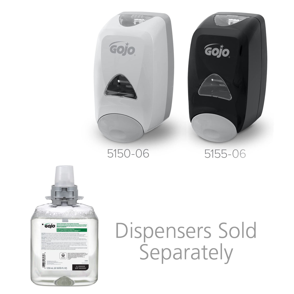 GOJO installed in FMX-12 dispenser illustrating compatibility and smooth operation benefit