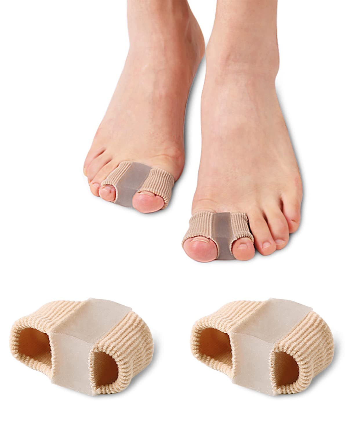 Golbylicc worn on foot in bedroom setting for comfortable night use