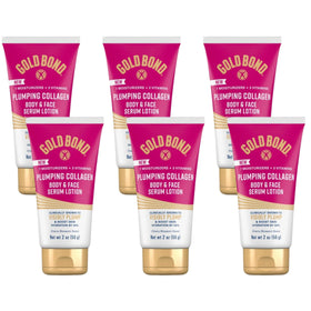 Gold Bond front packaging showing tube and label, convenient travel size benefit