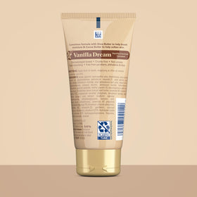 Gold Bond open cap and creamy texture illustrating quick-absorbing formula