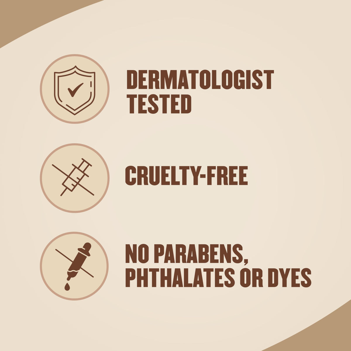 Gold Bond label close-up highlighting dermatologist-tested, clean formula