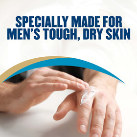 Gold Bond applied to hands demonstrating quick absorption and comfort