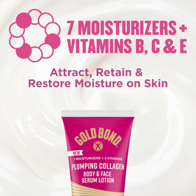 Gold Bond six-pack display of six 2 oz tubes, illustrates value and convenience benefit