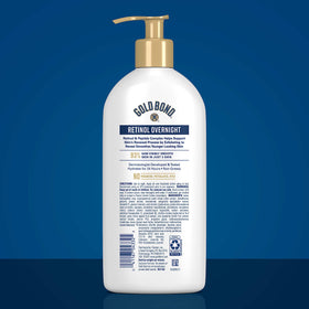 Gold Bond lotion texture close-up showing smooth fast-absorbing finish
