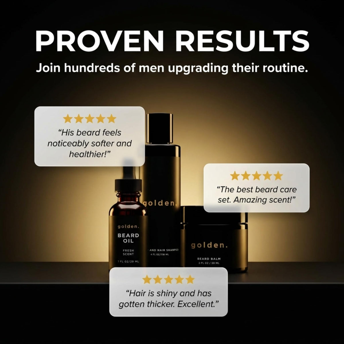 Golden Grooming Company oil applied while combing for frizz control