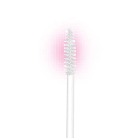 Golden Rose mascara placed in a makeup bag highlighting portable conditioning and styling benefit