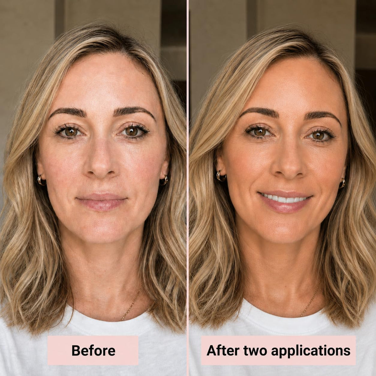 GOLDEN STAR BEAUTY on bathroom vanity showing daily skincare routine