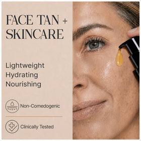GOLDEN STAR BEAUTY serum texture on surface showing lightweight hydration