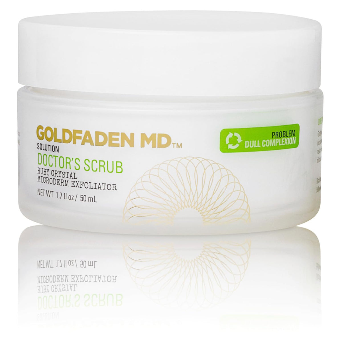 GOLDFADEN MD front packaging showing tube and branding, highlights professional results