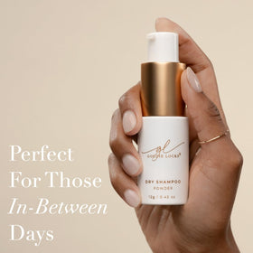 Goldie Locks application in hand demonstrating easy mess-free use