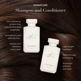 Goldie Locks bottle close-up label detail highlighting key ingredients for clarity