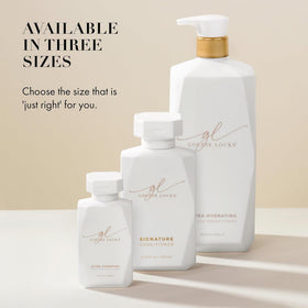 Goldie Locks bottle styled on shelf in minimalist setting for modern aesthetic