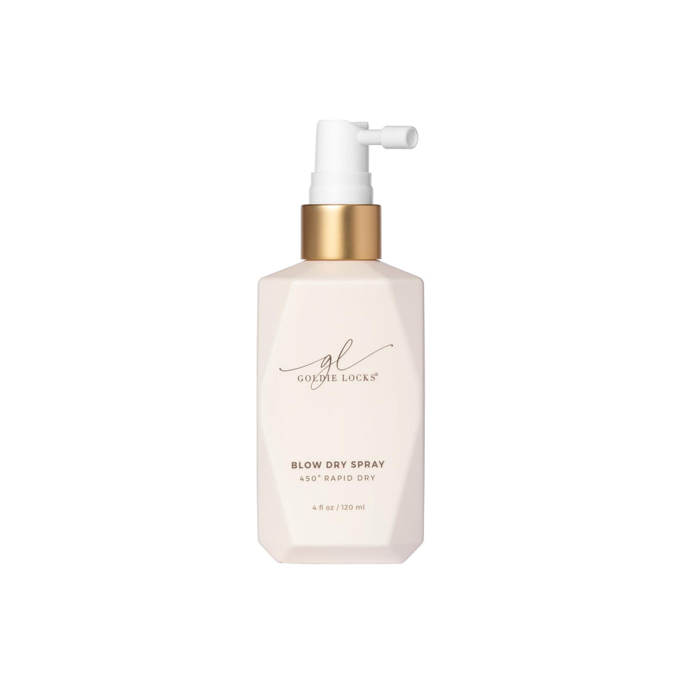 Goldie Locks front packaging showing bottle and label, promotes easy identification and benefit