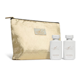Goldie Locks front packaging travel set showing duo and bag for convenient grooming