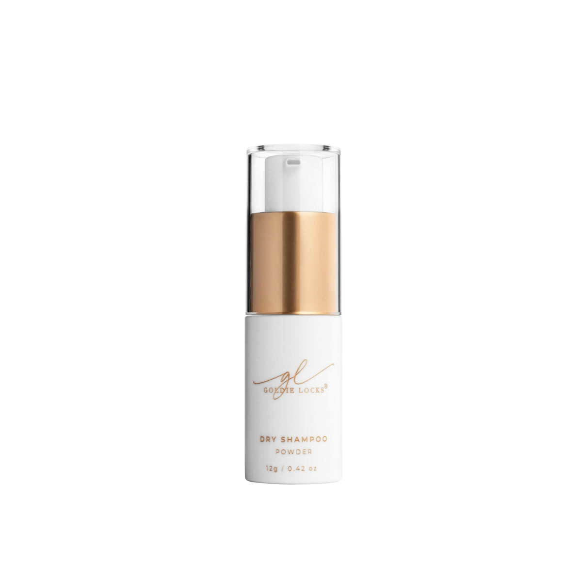 Goldie Locks front packaging showing compact travel-friendly powder