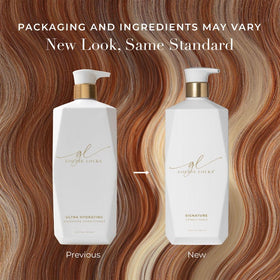 Goldie Locks label close-up showing sulfate-free and vegan claims for safe use