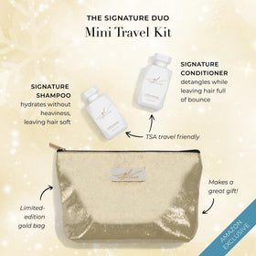 Goldie Locks limited edition gold bag pictured to gift or pack easily