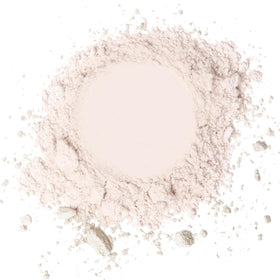 Goldie Locks open jar top view displaying fine powder for quick touch-ups