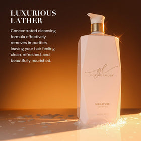 Goldie Locks lather texture close-up demonstrating gentle cleansing