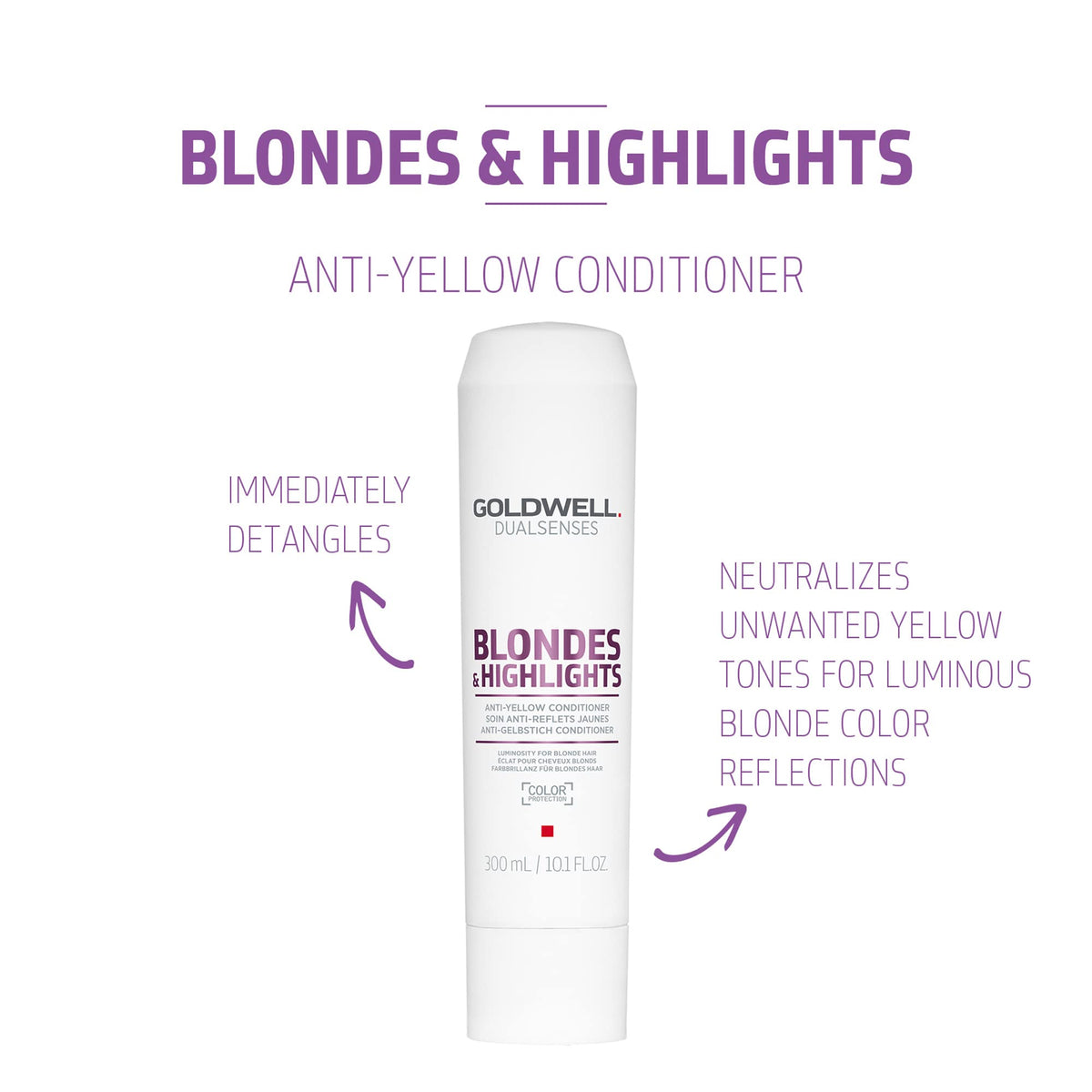 Goldwell Dualsenses back label with ingredients and usage instructions visible