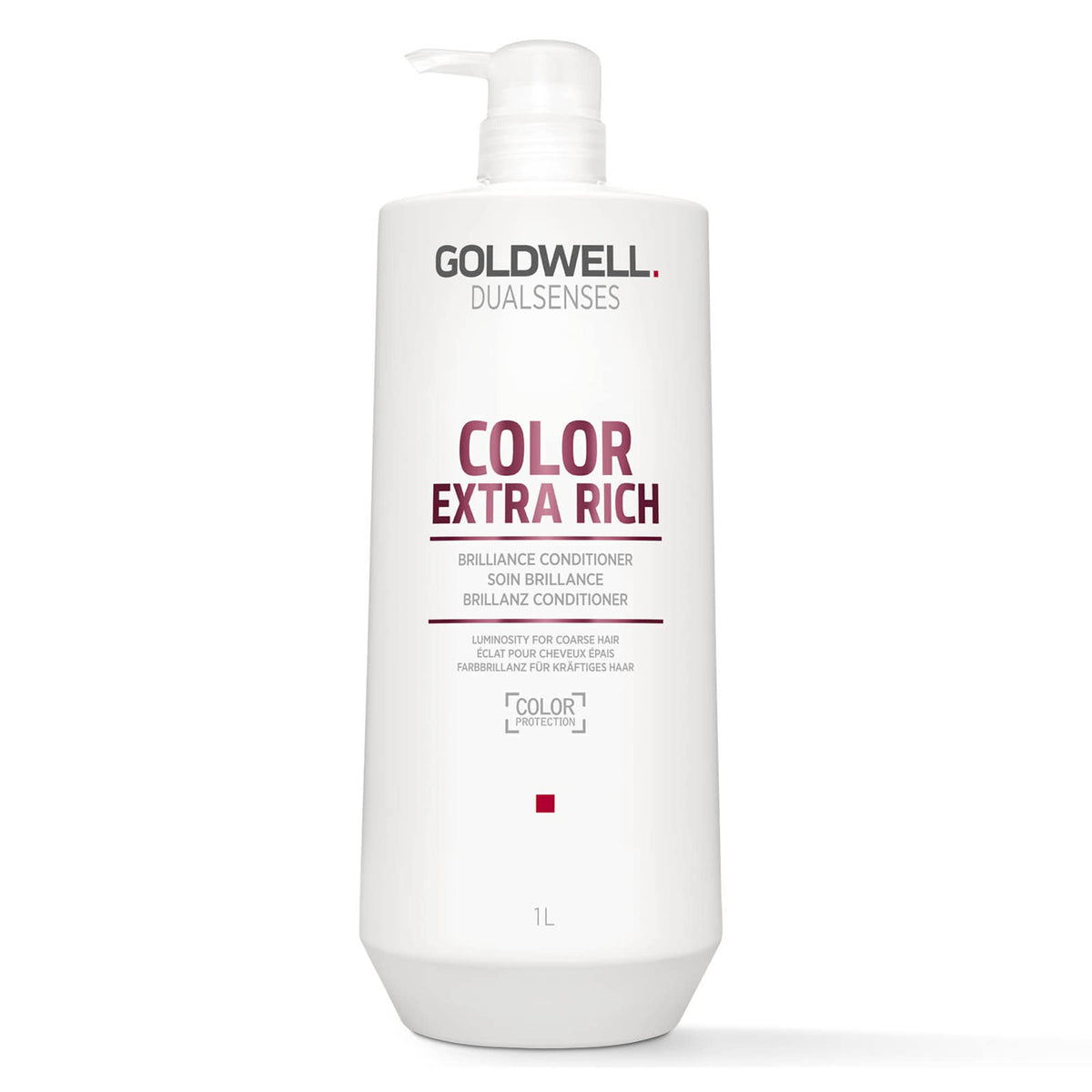 Goldwell front bottle showing label and 1L size for salon savings