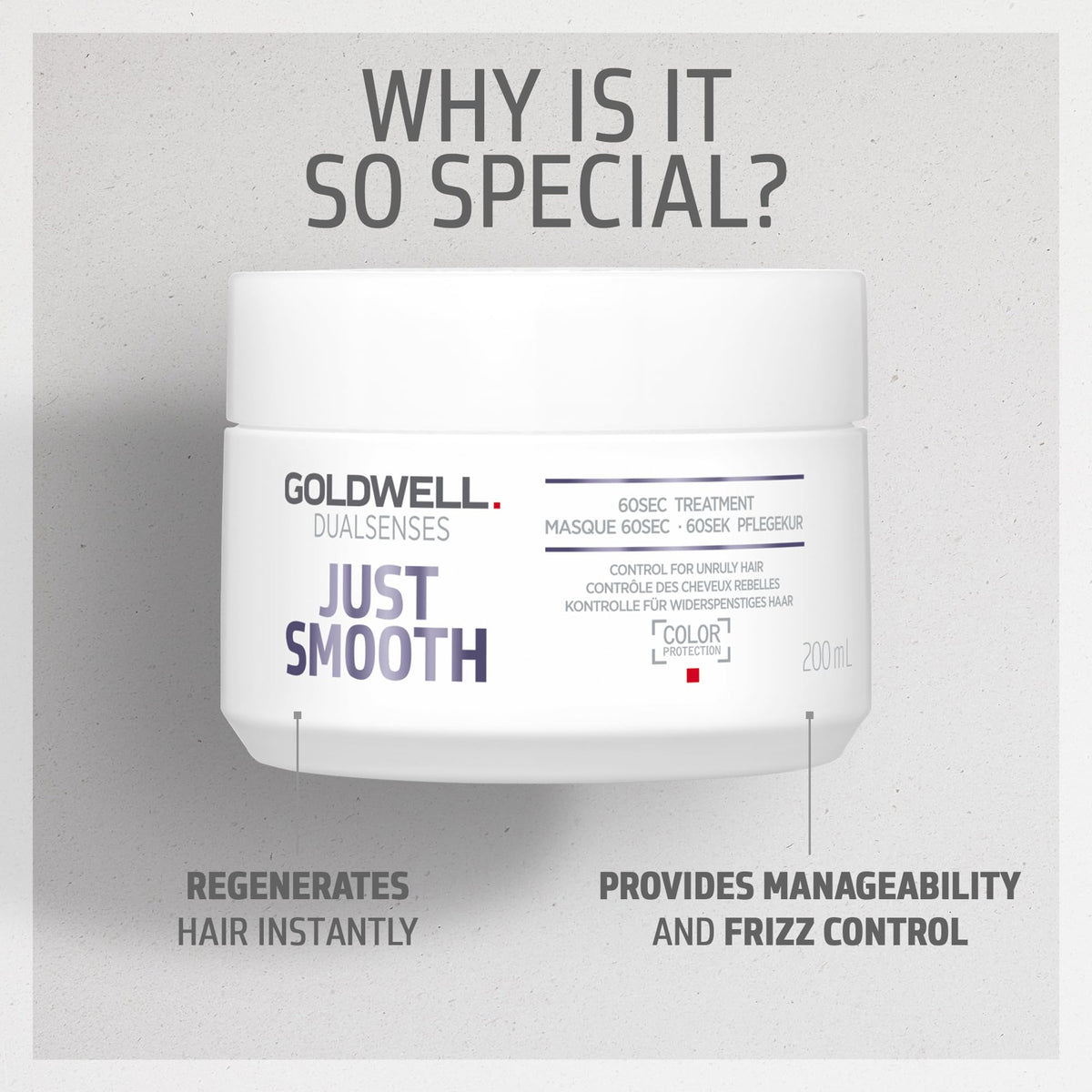 Goldwell cream texture close-up showing smooth consistency and quick action